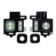 [000] Samsung Galaxy S8 Plus G955 Rear Camera Lens Set [Black]