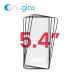 NUGLAS 5D Tempered Glass Protector for iPhone 12 Mini [Black] [No Package] (5 pcs)
