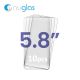 NUGLAS 2.5D Tempered Glass Protector for iPhone X / XS / 11 Pro [Clear] [No Package] (10 pcs)