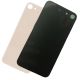 iPhone 8 Back Rear Battery Cover Housing Door Replacement [With Large Camera Hole] [Glass Only] [High Quality] [Gold]
