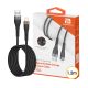 Powerboost USB-A to Lightning Braided Fast Charging & Data Cable [120cm] [Black]