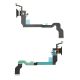 iPhone X Charging Port Dock Connector Flex Cable Ribbon [Black]