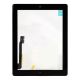 [000] iPad 4 Digitizer Replacement with Home Button and Sticker [Super High Quality] [Black] 