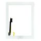 [000] iPad 4 Digitizer Replacement with Home Button and Sticker [Super High Quality] [White]
