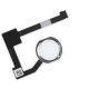 iPad Air 2 / Mini 4 / Pro 12.9 Home Switch Button Flex Cable Ribbon Assembly with Rubber Gasket [White]