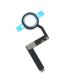 Home Switch Button Flex Cable Ribbon Assembly with Rubber Gasket For iPad Pro 9.7 [Silver]