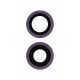 iPhone 12 / 12 Mini Rear Camera Lens Cover Ring Replacement [Purple] [2Pcs]