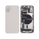 iPhone 12 Back Rear Battery Cover Housing Door Replacement [Assembly] [with Frame] [White]