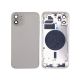 iPhone 12 Back Rear Battery Cover Housing Door Replacement [with Frame] [White]