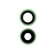 iPhone 12 / 12 Mini Rear Camera Lens Cover Ring Replacement [Green] [2Pcs]