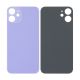 iPhone 12 Mini Back Rear Battery Cover Housing Door Replacement [With Large Camera Hole] [Glass Only] [High Quality] [Purple]