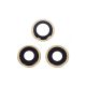 iPhone 12 Pro Rear Camera Lens Cover Ring Replacement [Gold] [3pcs]