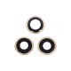 iPhone 12 Pro Max Rear Camera Lens Cover Ring Replacement [Gold] [3pcs]