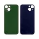iPhone 13 Back Rear Battery Cover Housing Door Replacement [With Large Camera Hole] [Camera Ring and Rear Glass 2in1] [Glass Only] [High Quality] [Green]