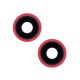 iPhone 13 Mini / 13 Rear Camera Lens Cover Ring Replacement [Red] [2pcs]