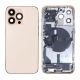 iPhone 13 Pro Back Rear Battery Cover Housing Door Replacement [Assembly] [with Frame] [Gold]