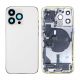 iPhone 13 Pro Back Rear Battery Cover Housing Door Replacement [Assembly] [with Frame] [Silver]