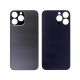iPhone 13 Pro Max Back Rear Battery Cover Housing Door Replacement [With Large Camera Hole] [Camera Ring and Rear Glass 2in1] [Glass Only] [High Quality] [Black]