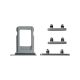 iPhone 14 / 14 Plus Side Buttons Set and Sim Card Tray Holder Replacement [Starlight]