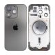 iPhone 14 Pro Back Rear Battery Cover Housing Door Replacement [With Camera Lens] [with Frame] [Space Black]