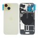iPhone 15 Back Rear Battery Cover Housing Door Replacement [With Wireless Charger Chip n Rear Camera Lens] [Assembly] [Yellow]