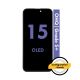 iPhone 15 LCD Screen Replacement Assembly with Touch and Frame [OHQ | Grade S+] [Refurbished AAA] [Configuration and True Tone Ready]