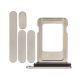 iPhone 15 Pro / 15 Pro Max Side Buttons Set and Sim Card Tray Holder Replacement [Natural Titanium]