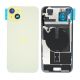 iPhone 15 Plus Back Rear Battery Cover Housing Door Replacement [With Wireless Charger Chip n Rear Camera Lens] [Assembly] [Yellow]