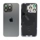 iPhone 15 Pro Max Back Rear Battery Cover Housing Door Replacement [With Wireless Charger Chip n Rear Camera Lens] [Assembly] [Black Titanium]
