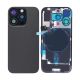 iPhone 16 Pro Back Rear Battery Cover Housing Door Replacement [With Rear Camera Lens] [Assembly] [Black Titanium]