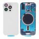 iPhone 16 Pro Back Rear Battery Cover Housing Door Replacement [With Rear Camera Lens] [White Titanium] [Camera Ring and Rear Glass 2in1]