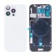 iPhone 16 Pro Max Back Rear Battery Cover Housing Door Replacement [With Rear Camera Lens] [Assembly] [White Titanium]