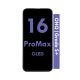 iPhone 16 Pro Max OLED Screen Replacement Assembly with Touch and Frame [OHQ | Grade S+] [Refurbished AAA]