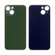 iPhone 13 Mini Back Rear Battery Cover Housing Door Replacement [With Large Camera Hole] [Camera Ring and Rear Glass 2in1] [Glass Only] [High Quality] [Green]