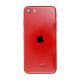iPhone SE 2022 Back Rear Battery Cover Housing Door Replacement [With Rear Camera Lens] [Assembly] [Red]