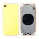 iPhone XR Back Rear Battery Cover Housing Door Replacement [with Frame] [Yellow]
