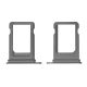 iPhone XS Sim Card Tray Holder Nano Slot Space Replacement [Black]