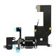 [000] iPhone 5 Charging Port Dock Connector Headphone Jack with Microphone Flex Cable Ribbon [Grey]
