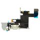 iPhone 6 Charging Port Dock Connector Headphone Jack with Microphone Flex Cable Ribbon [Grey]