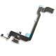 iPhone XS Charging Port Dock Connector Flex Cable Ribbon [Black]