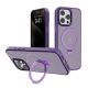 Case It CozyGrip Series Magnetic Kickstand Matte Case for iPhone 15 [Purple]