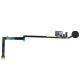 iPad 5 2017 / iPad 6 2018 Home Switch Button Flex Cable Ribbon Assembly with Rubber [Black]