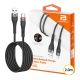 Powerboost USB-A to USB-C Braided Fast Charging & Data Cable [200cm] [Black]