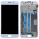 LCD Screen Replacement with Digitizer Assembly for Oppo R9S [With Frame] [White] [Aftermarket]