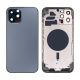 iPhone 12 Pro Max Back Rear Battery Cover Housing Door Replacement [with Frame] [Blue]
