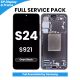 Samsung Galaxy S24 S921 OLED Screen Replacement with Digitizer Assembly [With Frame] [Service Pack] [Onyx Black]