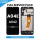 Samsung Galaxy A04e A042 2022 LCD Screen Replacement with Digitizer Assembly [With Frame] [Service Pack] [Black]