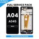 Samsung Galaxy A04 2022 LCD Screen Replacement with Digitizer Assembly [with Frame] [Service Pack] [Black]