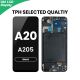 Samsung Galaxy A20 (A205) 2019 LCD Screen Replacement Assembly with Digitizer [With Frame] [Aftermarket]