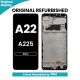 Samsung Galaxy A22 (A225) 2021 LCD Screen Replacement with Digitizer Assembly [With Frame] [Original Refurbished] [Black]